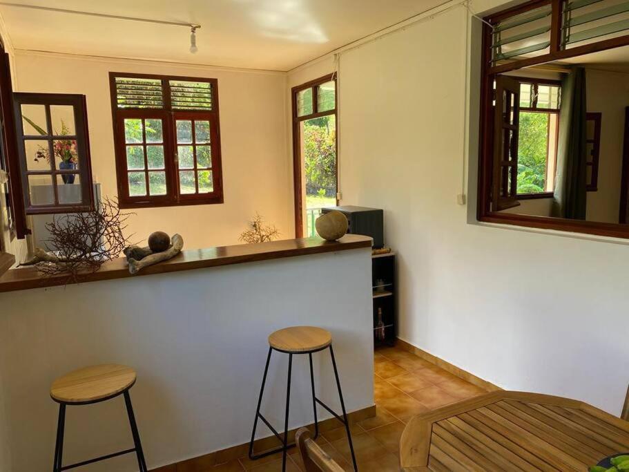 Ferienwohnung Zayann Zen Gourbeyre Exterior foto